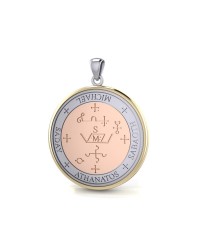 Archangel Michael Sigil Three Tone Pendant
