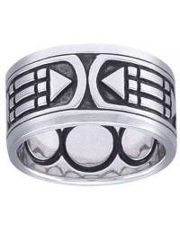 Atlantis Sacred Geometry Band Ring