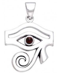 Eye of Horus Egyptian Pendant with Gemstone