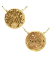 Gemini Astrology Vermeil Necklace