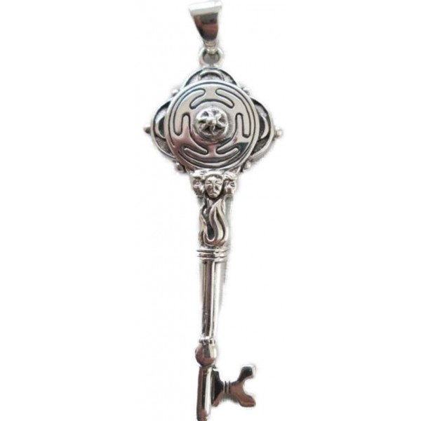 Hecate Key Sterling Silver Pendant