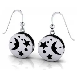 Silver Moon Aromatherapy Earrings