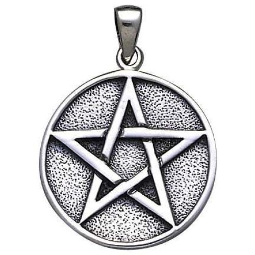 Pentagram necklace in sterling silver or gold | Arcana Obscura