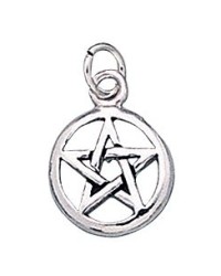 Pentacle Sterling Silver Charm