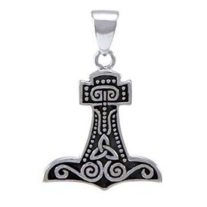 Petite Thors Hammer Mjolnir Pendant