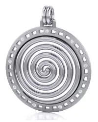 Avalon Spiral Silver Pendant