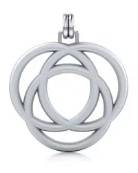 Avalon Triad Silver Unity Pendant
