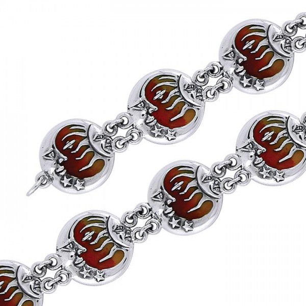 Moons Celestial Bracelet with Enamel