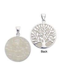 Tree of Life Mother of Pearl Silver Pendant 
