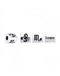 Triangle Scorpio Zodiac Bead