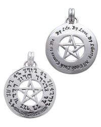 Theban Pentacle Prosperity Prayer Talisman