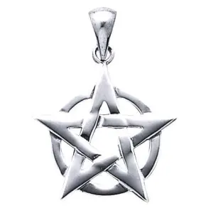 Pentacle Pendant in Sterling Silver