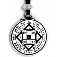Attain Love Talisman Pewter Amulet Necklace