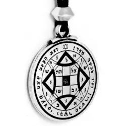 Attain Love Talisman Pewter Amulet Necklace