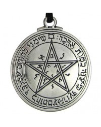 Talisman of Venus Love Pentacle Pewter Necklace