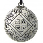 Talisman of Venus Love Pentacle Pewter Necklace
