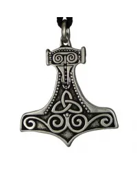 Thors Hammer Asatru Pewter Necklace