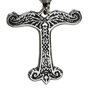 Spear of Odin Asatru Pewter Necklace