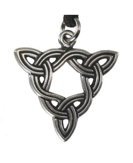 Brigid Knot Celtic Goddess Pewter Necklace