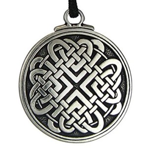 Celtic Love Knot Pewter Necklace