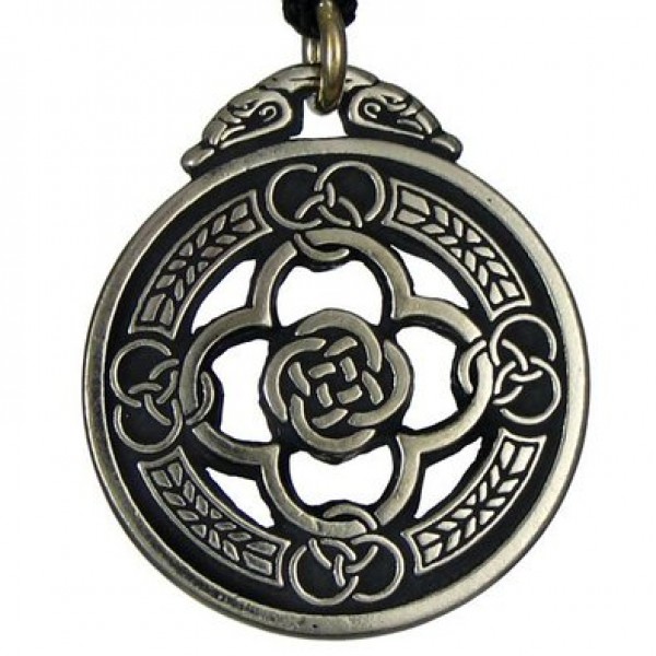 Celtic Knot Warrior Shield Protection Necklace