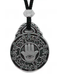 Hamsa Protection Pewter Pendant