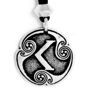 Ken - Rune of Passion Pewter Talisman