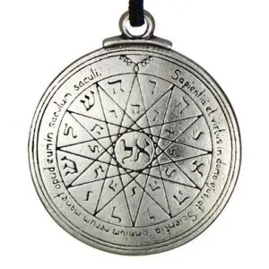 Talisman of Mercury for Secret Knowledge Pewter Necklace