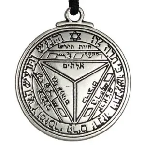 Talisman of Saturn for Success Pewter Necklace