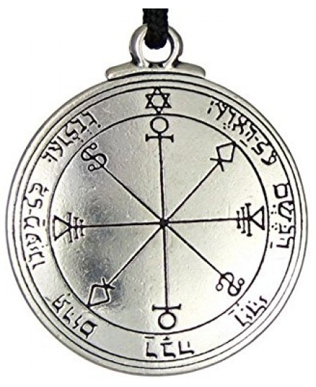Talisman of the Moon for Intuitive Dreams Pewter Pendant