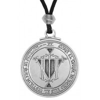 Talisman for Honor and Riches Pewter Pendant