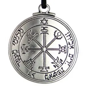 Talisman of Jupiter for Protection Pewter Necklace