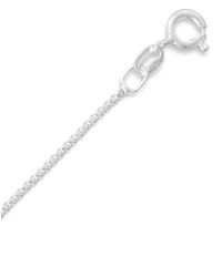 Box Chain Sterling Silver 1.1mm Necklace 16-30 Inches