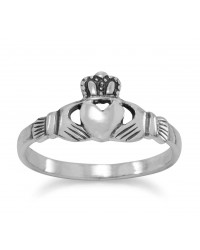 Claddagh Small Sterling Silver Ring