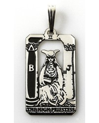 The High Priestess Small Tarot Pendant