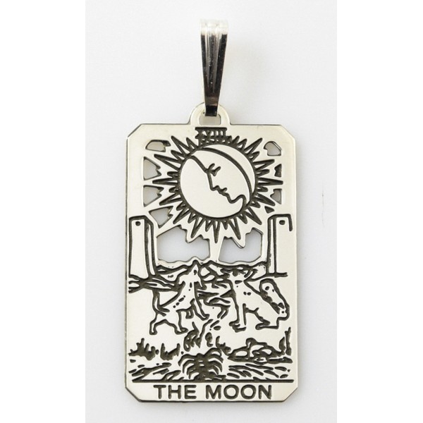 The Moon Small Tarot Pendant