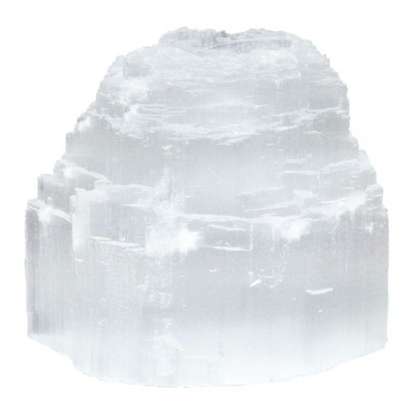 Selenite Natural Tea Light Candle Holder