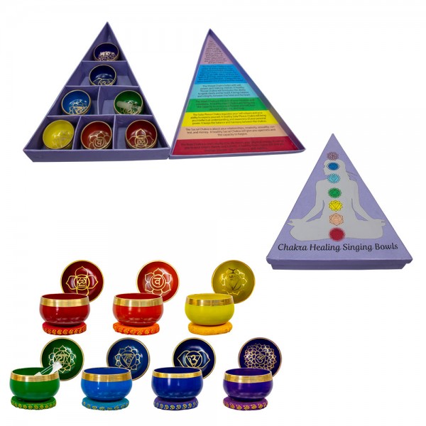 7 Chakra Mini Singing Bowl Set