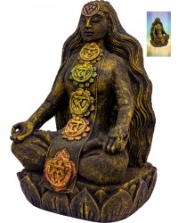 Chakra Goddess Statue in Volcanic Stone