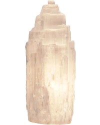 Selenite Natural Shape Electric Lamp