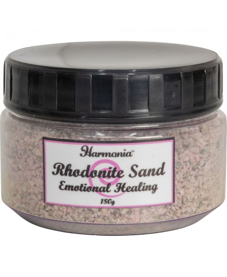 Rhodonite Gemstone Sand for Emotional Healing