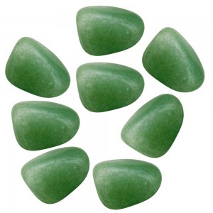 Green Aventurine Tumbled Stones - 1 Pound Bag