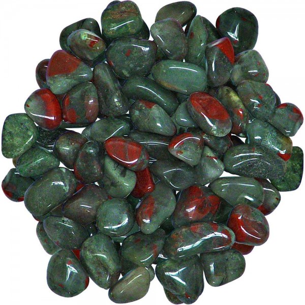 Bloodstone Tumbled Stones - 1 Pound Bag