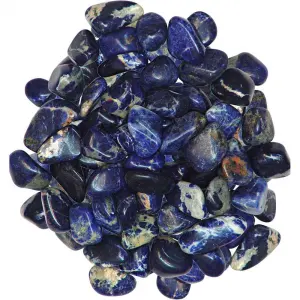 Sodalite Tumbled Stones - 1 Pound Bag