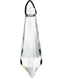 Crystal Prism Faceted Tear Drop