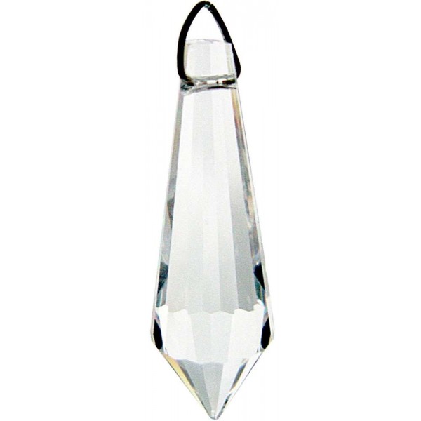 Crystal Prism Faceted Tear Drop