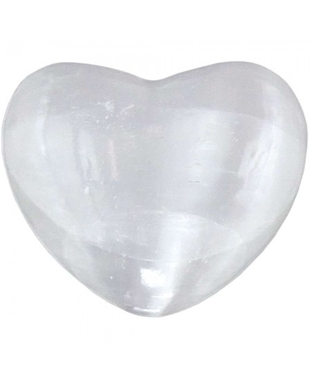 Selenite Heart Stone in 2 Sizes