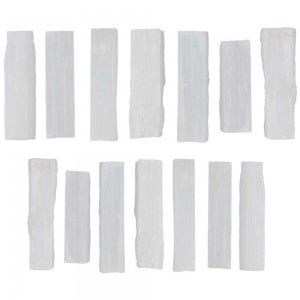 Selenite Gemstone Rectangle Pack of 5