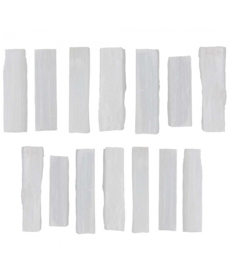 Selenite Gemstone Rectangle Pack of 5