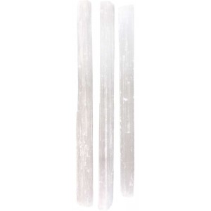 Selenite Rough Crystal Small Wands Pack of 5